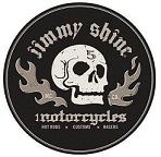 Skull n Flame Tin Sign
